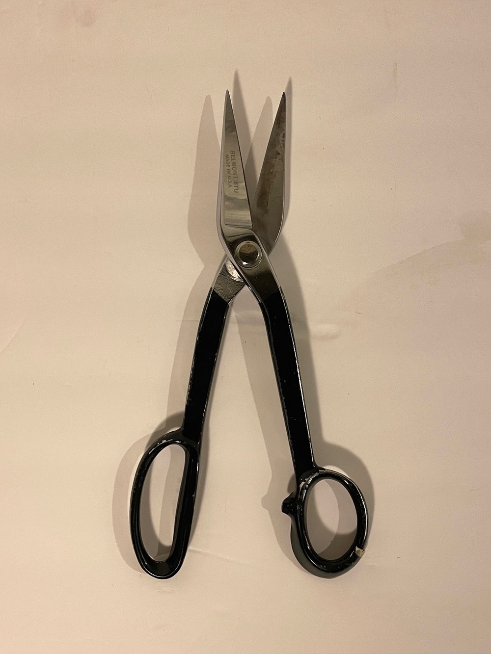 VTG Belmont 8TU Pattern Shears 12" L,  3” Cut Blade, Heavy Duty Scissors, USA
